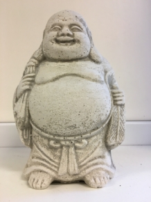 Lächelnder Buddha - Stein