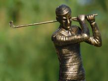 Statue of a Golfer - Full Cast Iron