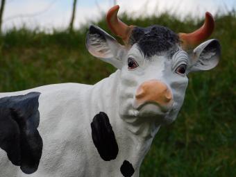 Cow Black White - 60 cm - Polystone