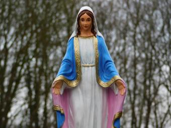 Statue von Maria - 40 cm - Polystone 