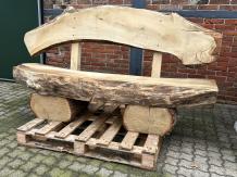 Large tree trunk bench, robust from thick tree trunks, amazingly beautiful!!!