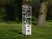 Vintage Etagere - Dekoratives Regal - Blumenmotiv