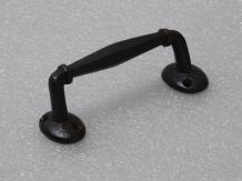 Door handle - Dark Brown Rust - 13,5 cm - Iron