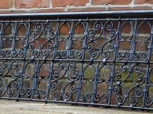 Fence - Grid - Wall ornament - 168 cm - Black