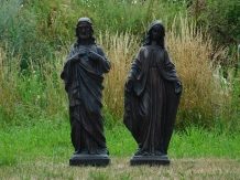 Jesus & Mary - polystone - set of 2 statues