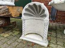 Chapel to pray, full of stone, white - grey, small version.