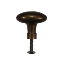 Knob Oval - 51 x 32 mm - Antique Brass