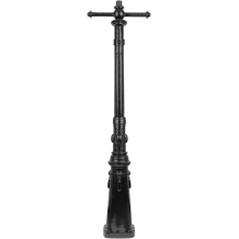 Lamp pole - 170 cm - Black - Alu