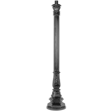 Lamp post - 140 cm - Black - Alu