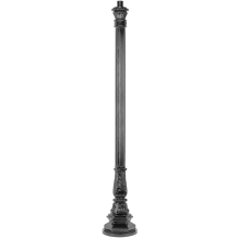 Lamp post - 160 cm - Black - Alu