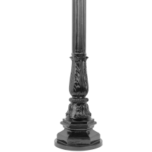 Lamp post - 160 cm - Black - Alu