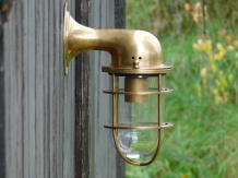 LAST ONE: Brass Ship Lamp - Round - Wall Lamp