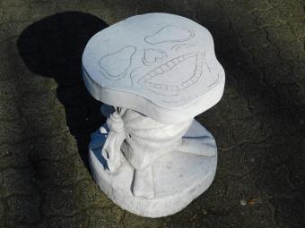 Skull Side Table - Stone - 48 cm