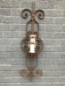 Beautiful wall ornament as a candle holder, beautiful decorative candle holder