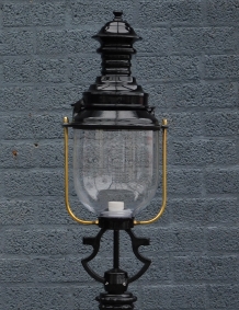 Lantaarn ''Unique'' - buitenlamp, staande lantaarn - zwart