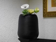 Vase - 35 cm - Black - Metal