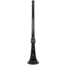 Lighting mast - 175 cm - Black - Alu