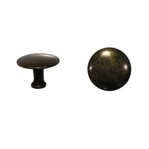 Zamac Knob - 28 mm - Brass Antique