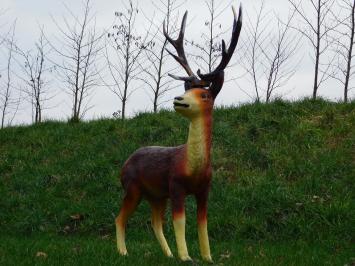 Large Deer with Antlers - 108 cm - Polystone