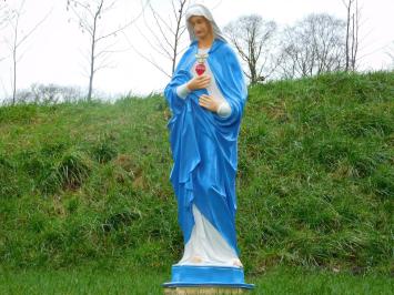 Statue von Maria - 110 cm - Polystone in Farbe