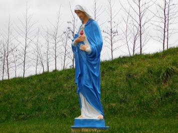 Statue von Maria - 110 cm - Polystone in Farbe