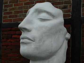 Uniek beeld The Face - 135 cm - Steen