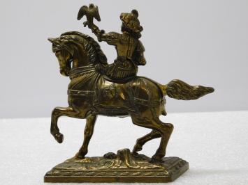 One-off: Statue Falconer on Horse - Brass