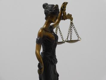 Eenmalig: Beeld Vrouwe Justitia - 45 cm - Sculptuur