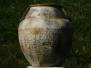 Bloempot - Vase - 40 cm - Metaal - Vintage Look