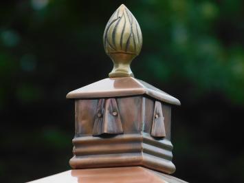 Outdoor Lamp on Base - 70 cm - Brass and Copper