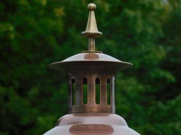 Outdoor Lamp on Foot - 90 cm - Brass and Copper