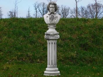 Bust Beethoven on Pedestal - 127 cm - Stone