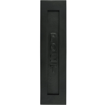 Letterbox Vertical - Black - Iron