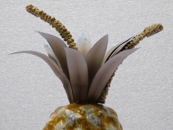 Deko-Ananas - 27 cm - Metall