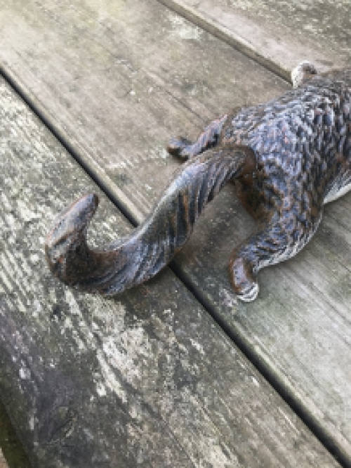 Ein kletterndes Eichhörnchen, wandhaken-aus Gusseisen, Wanddekoration