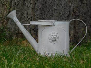 Garden Watering Can with Lion's Head - Aged Metal - 4.5 L