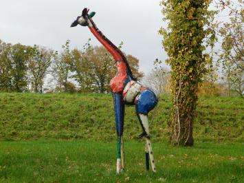 Giraffe ‘’Zawadi‘’ XL - 200 cm - Handmade Metal Artwork