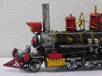 Metal steam locomotive - 40 cm - Handmade - Train