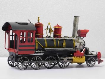 Metal steam locomotive - 40 cm - Handmade - Train