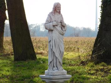 Statue Sacred Heart on Pedestal - 150 cm - Stone