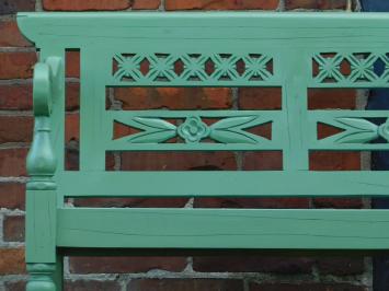 Wooden Garden Bench - 150 cm - Vintage Green