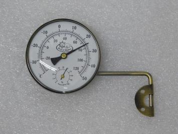 Kozijn Thermometer - Ø 10 cm - Rond