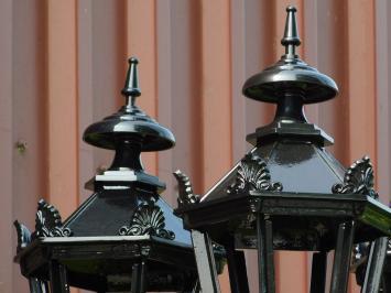 Lamp post Triple Crown with Crowns - 300 cm - Alu