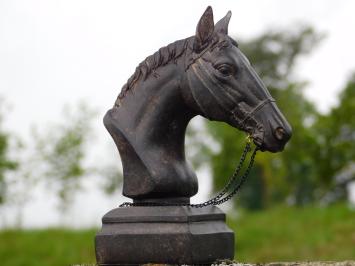 Statue Horse Head with Reins - Polystone