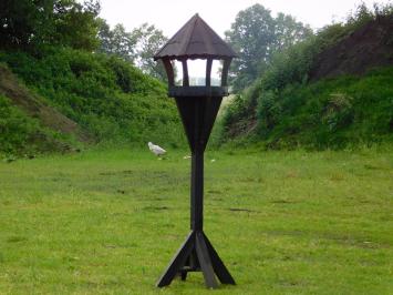 Robustes Vogelfutterhaus - 200 cm - Holz - Handgefertigt