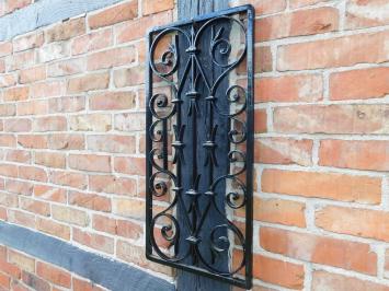 Grille - Black - Cast iron - for Doors or Windows - Rectangle