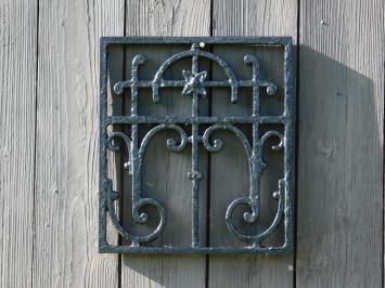 Ornamental Grid - Ornament - Black - Iron