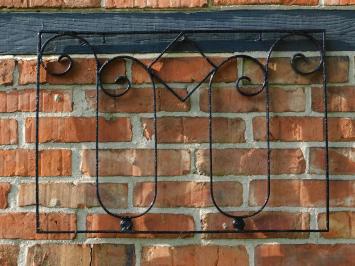 Grid Rectangle - Wrought iron - Black