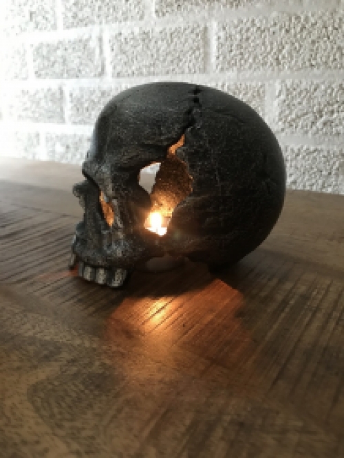 Skull made of metal, very special, for the enthusiast!!