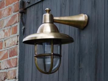 Scheepslamp L - Messing - Rond